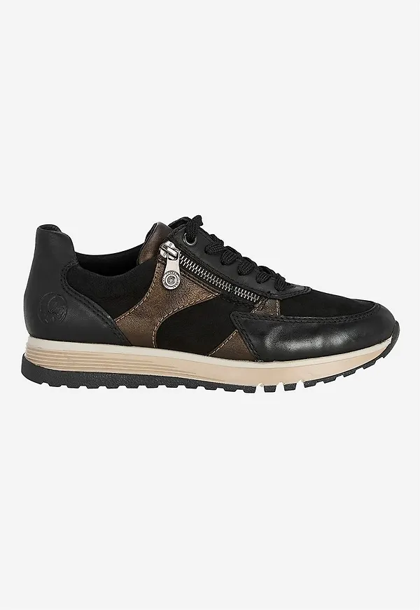 Bekväm sneaker i skinn