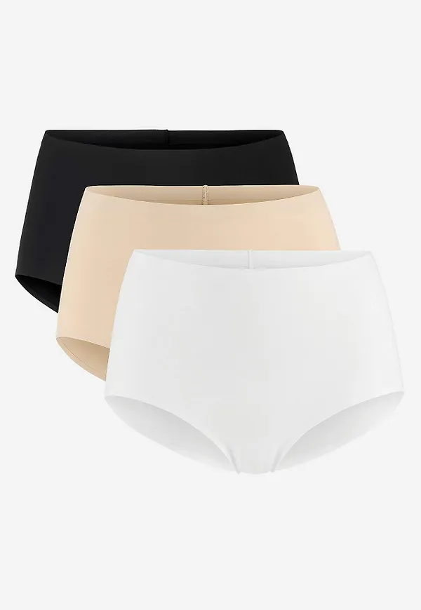 Bekväm trosa med hög midja 3-pack