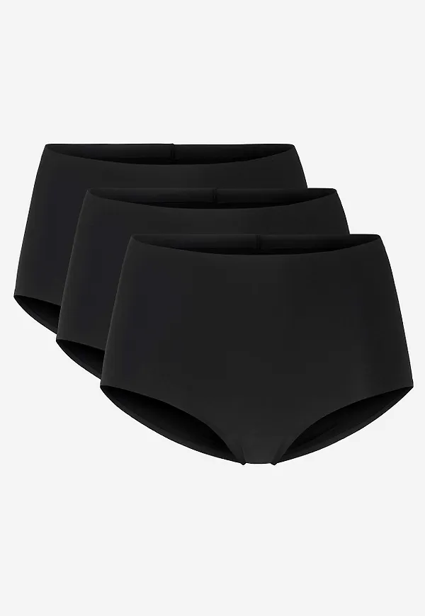Bekväm trosa med hög midja 3-pack