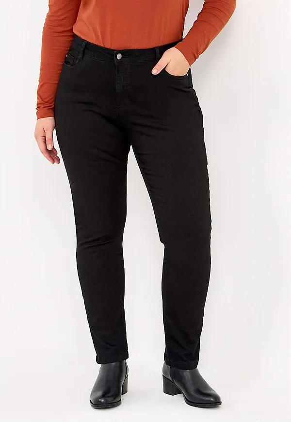 Stretchjeans med rakt ben - tre längder Linnea