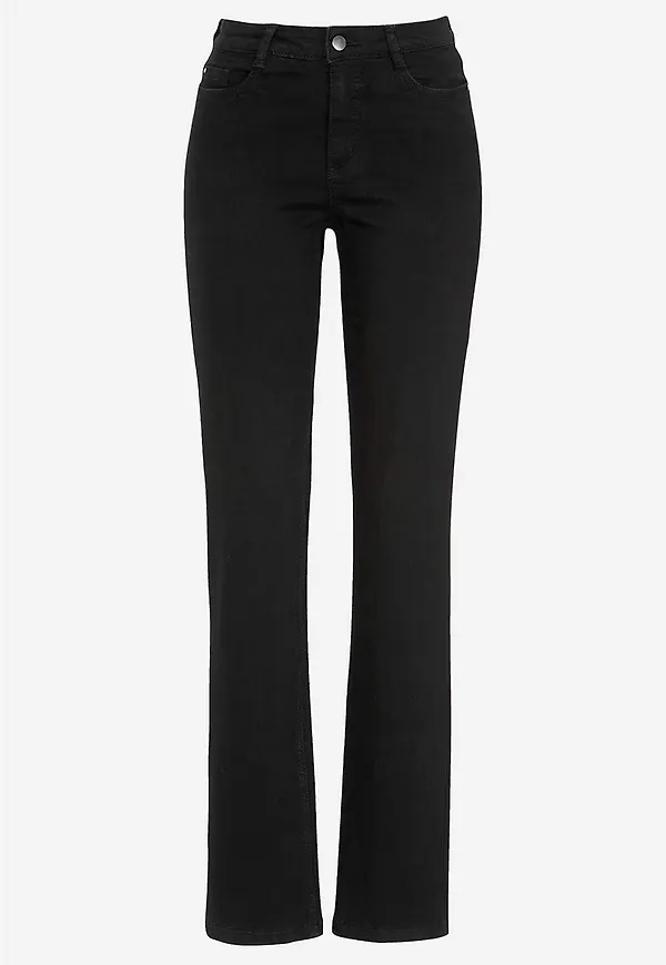 Stretchjeans med rakt ben - tre längder Linnea