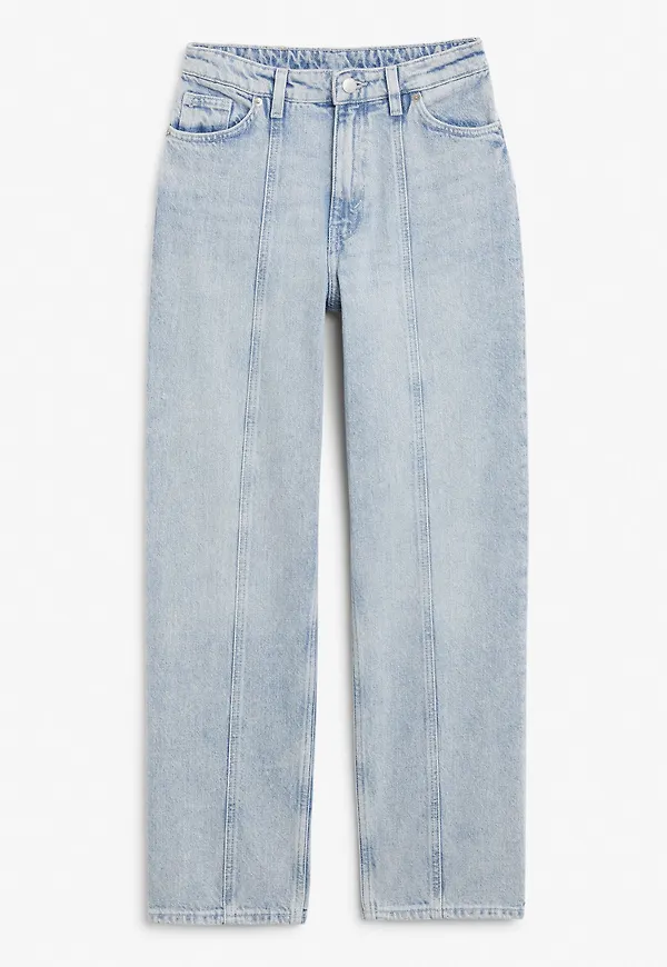 Bella acid-wash jeans - Blue