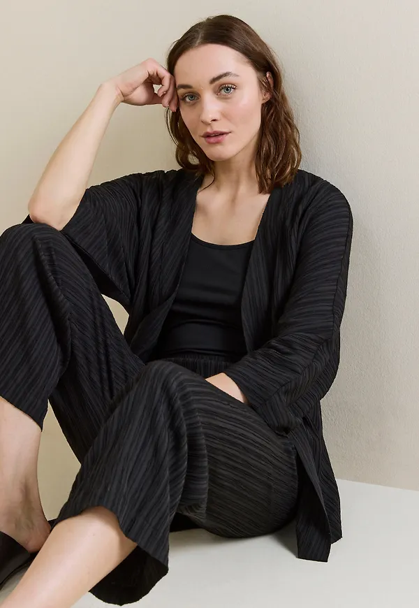 BELLA Rak croppad byxa