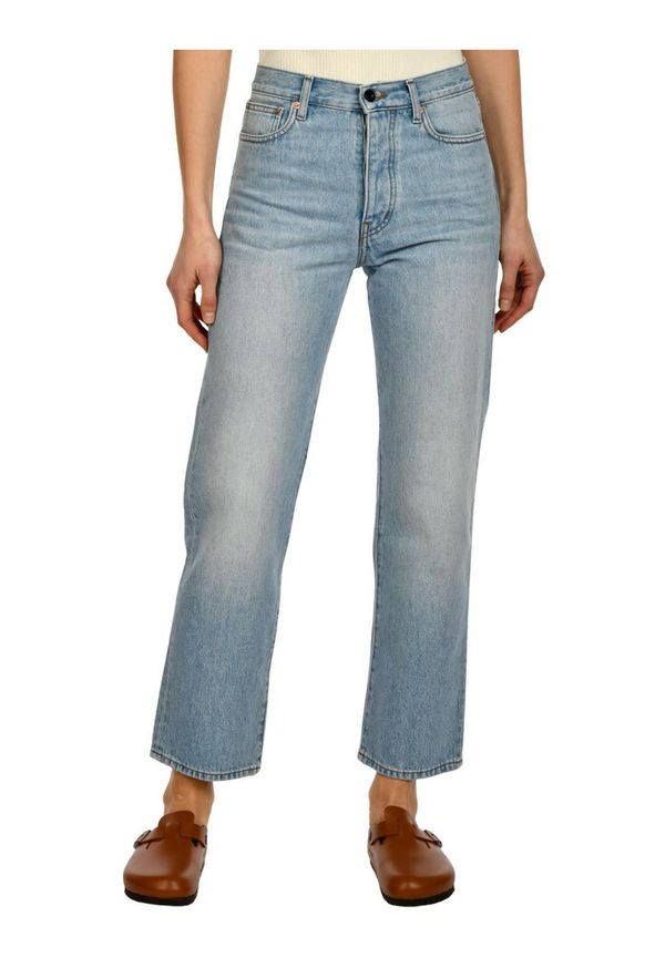Bellerose Trousers Clear Blue Blå, Dam
