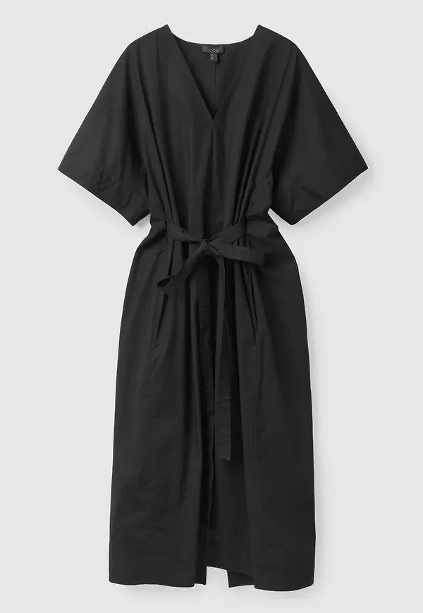 BELTED KAFTAN DRESS