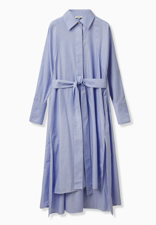 BELTED SHIRT DRESS