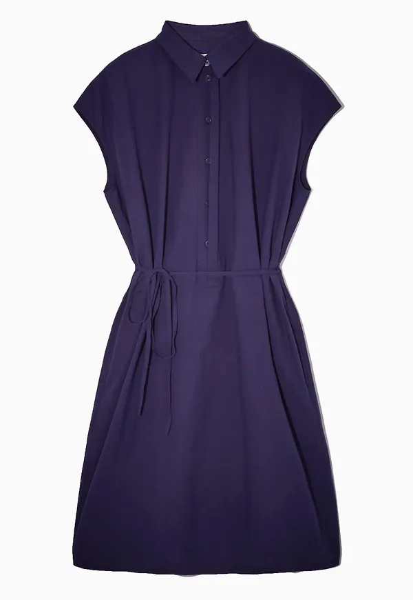BELTED SHIRT DRESS