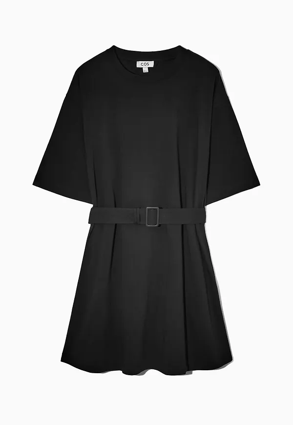 BELTED T-SHIRT DRESS