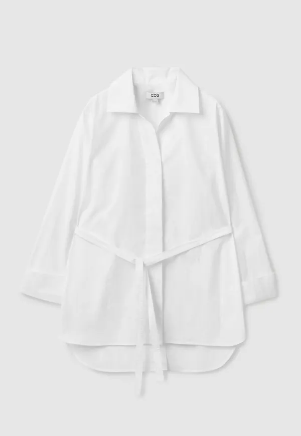 BELTED TUNIC SHIRT