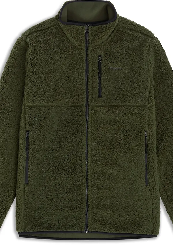 Bergans Men's Lunnan Pile Fleece Jacket Pine Forest