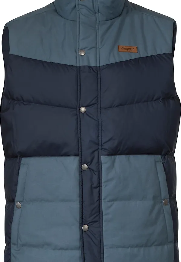 Bergans Men's Nordmarka Outdoor Down Vest Navy Blue/Orion Blue