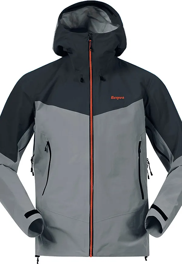 Bergans Men's Rabot Alpine 3L Shell Jacket Solid Grey/dark Shadow Grey