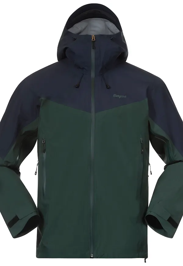Bergans Men's Rabot Light 3L Shell Jacket Duke Green/Navy Blue