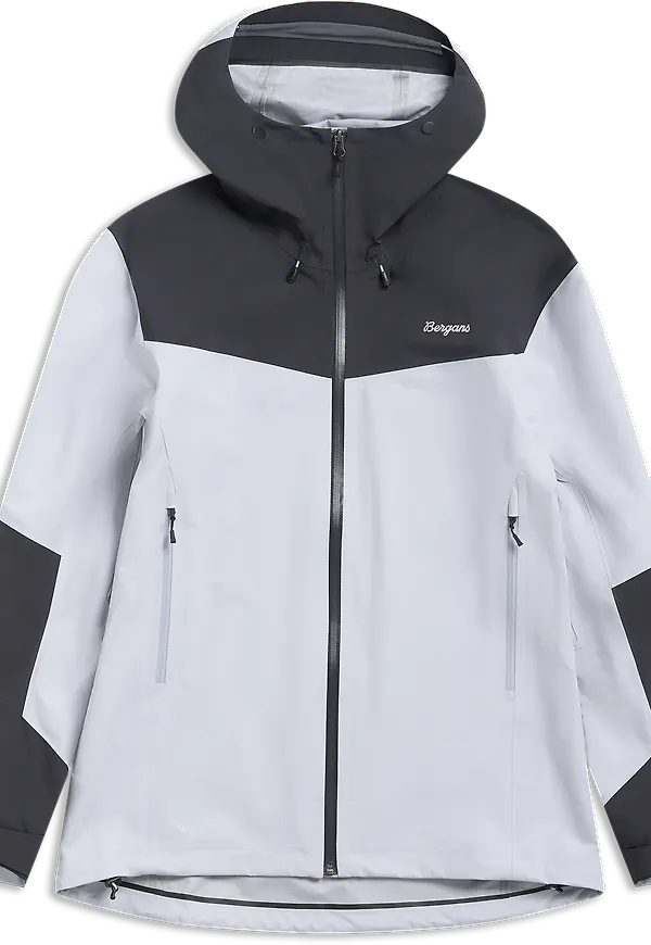 Bergans Men's Rabot Light 3L Shell Jacket Pearl Grey/dark Shadow Grey