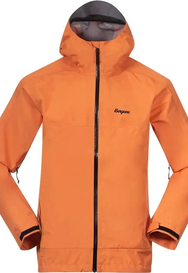 Bergans Men's Vaagaa Light 3L Shell Jacket Faded Orange