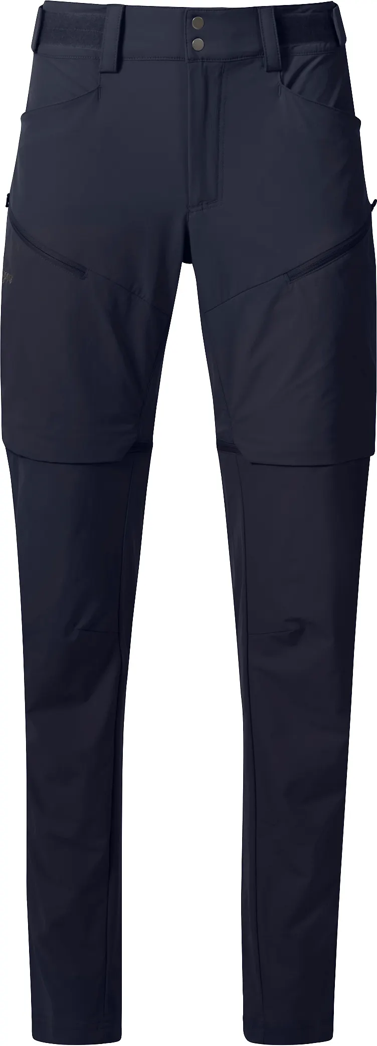 Bergans Women's Convertible Zip-Off Softshell Pants Navy Blue