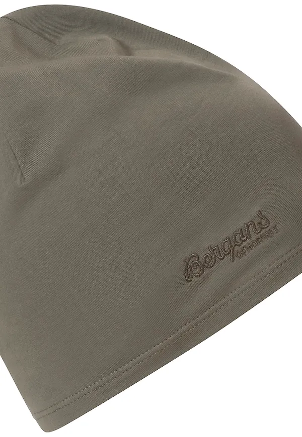 Bergans Women's Cotton Beanie Green Mud