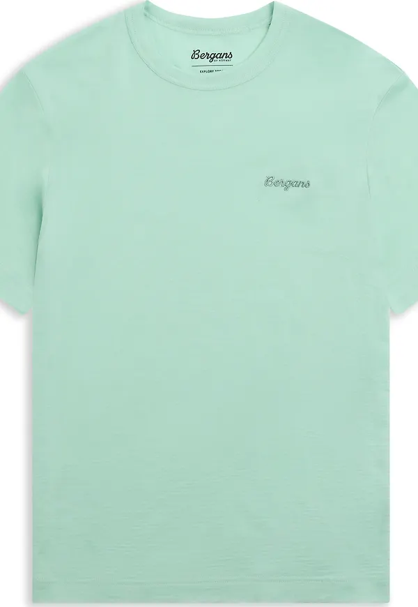 Bergans Women's Logo Merino Tee Mint Crush