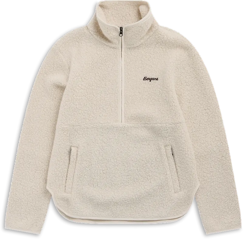 Bergans Women´s Myken Merino Pile Half Zip Women Creme