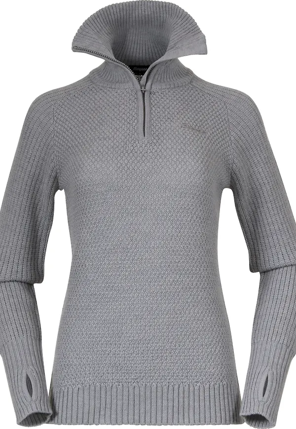 Bergans Women's Ulriken Jumper Magnesium Grey