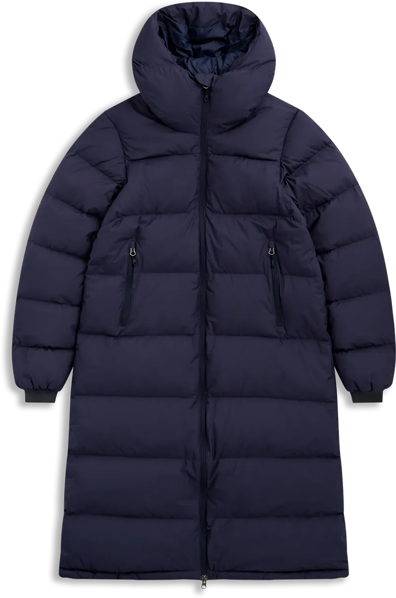 Bergans Women's Urban Down Long Coat Dark Navy