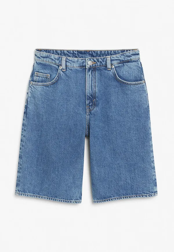 Bermuda denim shorts - Blue