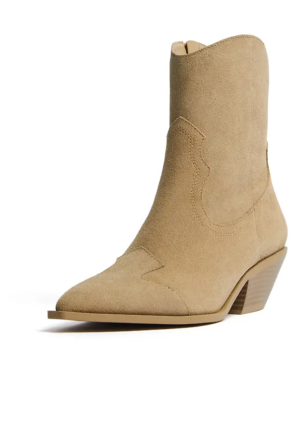 Bershka Ankelboots sand