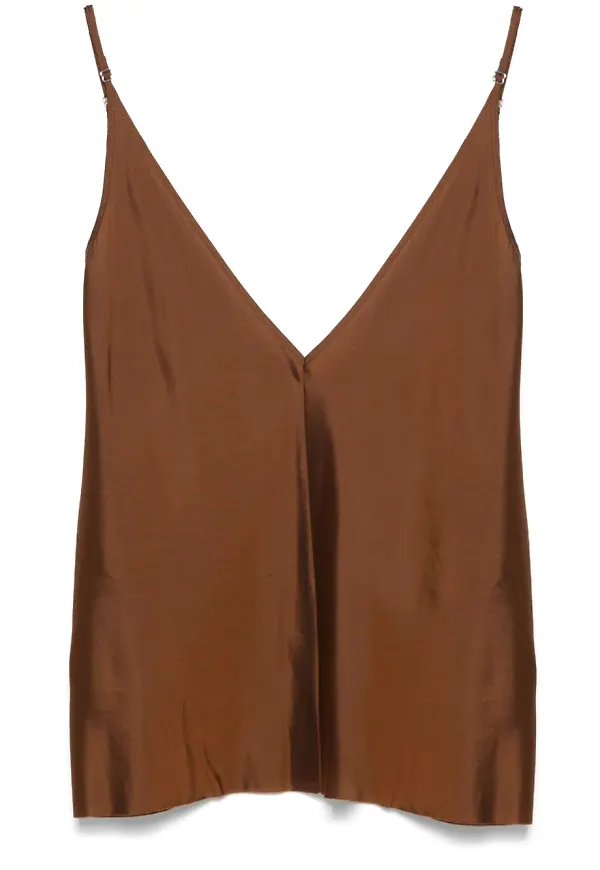 BETTTER v-ringat linne - Brun