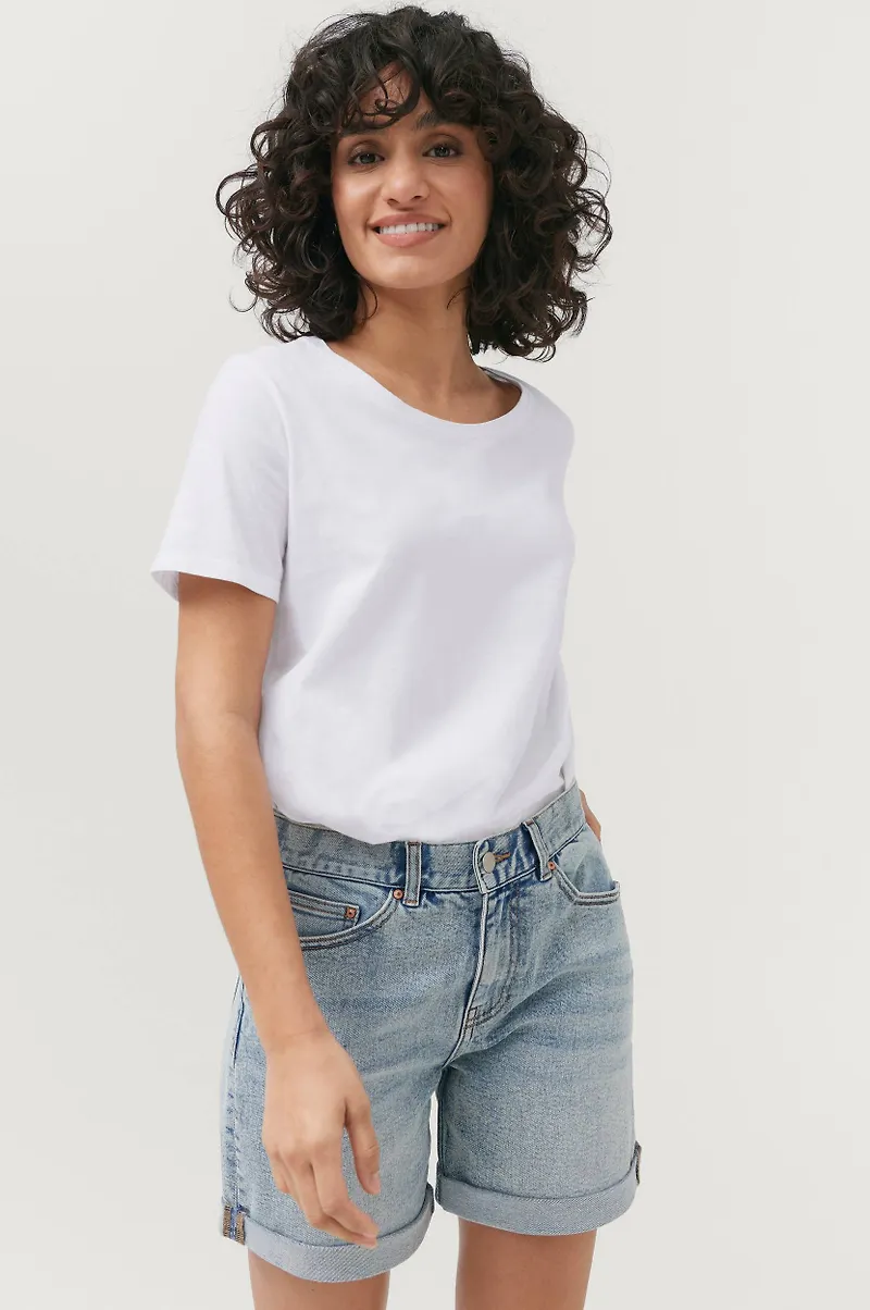 Ellos - Jeansshorts Olinda Boyfriend - Blå