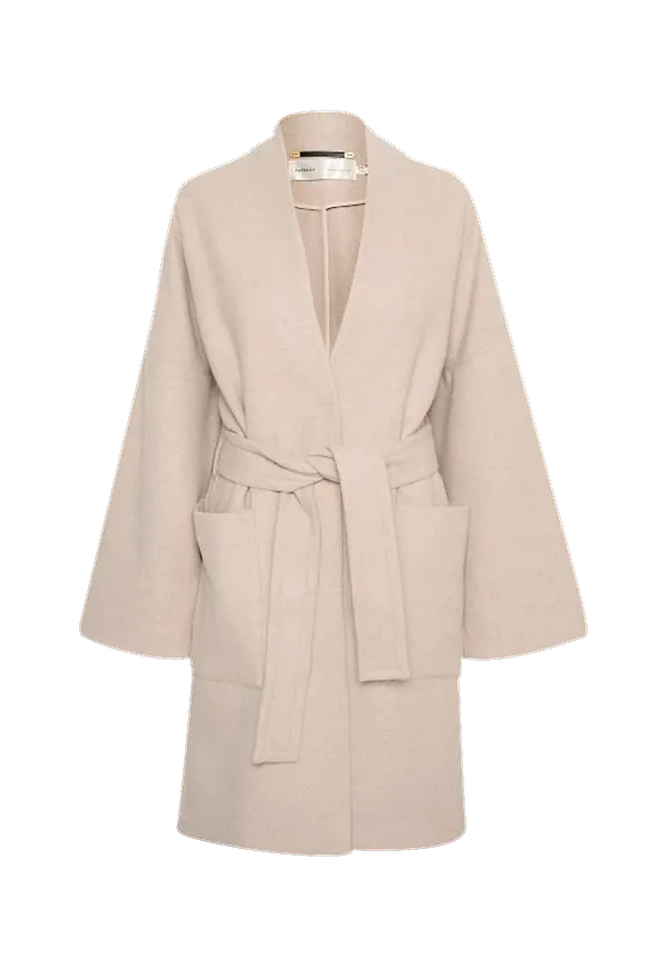 InWear - Kappa OaklieIW Robe Coat - Beige