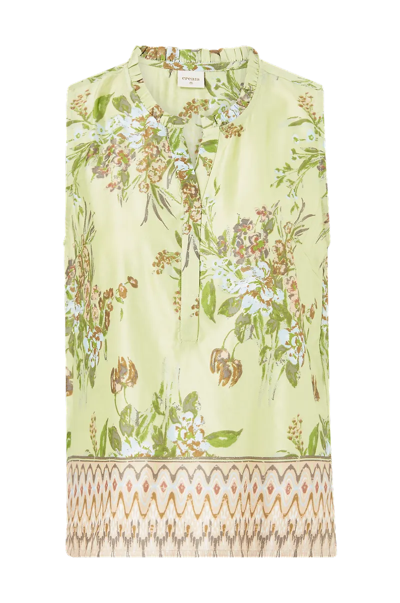 Cream - Blus BahiaCR Top - Grön