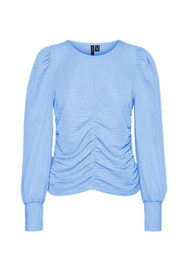 Vero Moda - Topp vmJoceline L/S Rouching Top - Lila