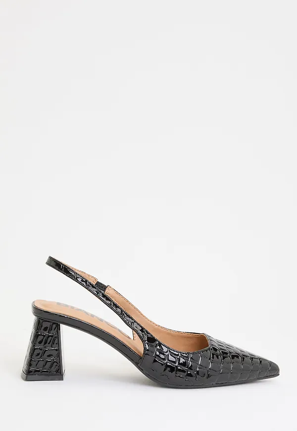 Biamaralyn Slingback Croco Patent
