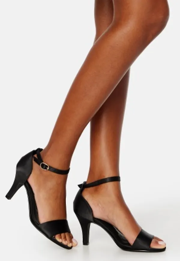 Bianco Adore Satin Sandal Black 37