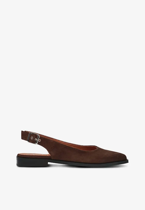 Bianco - Ballerinaskor Biavictoria Suede - Brun