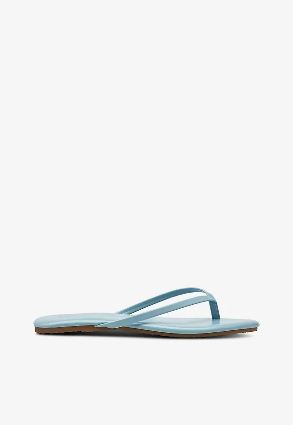 Bianco - Flip-flop biaMexico Flip Flop Faux Leather - Blå