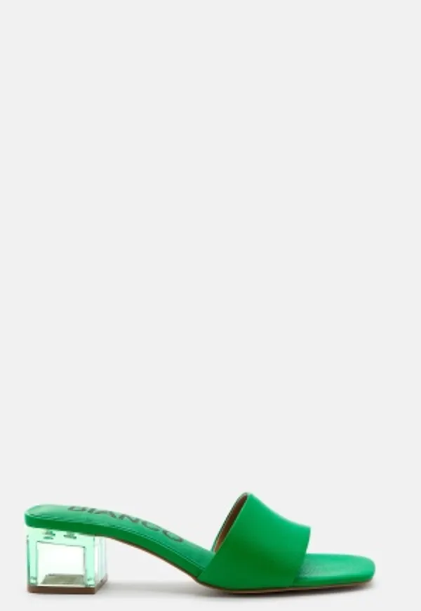 Bianco Foxy Square Mule Green Pop 37