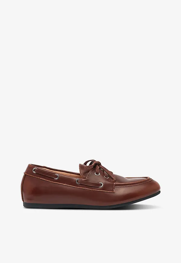 Bianco - Loafers Biamarlene Boat Shoe Leather - Brun