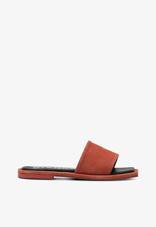Bianco - Sandaler Slides - Orange