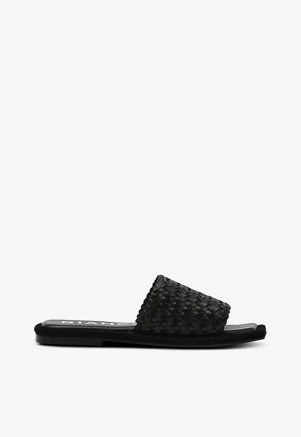 Bianco - Sandaler Slides - Svart