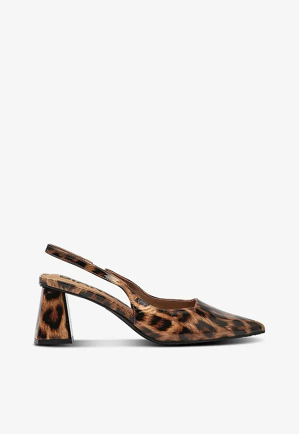 Bianco - Sandaletter biaMaralyn Slingback Patent - Brun