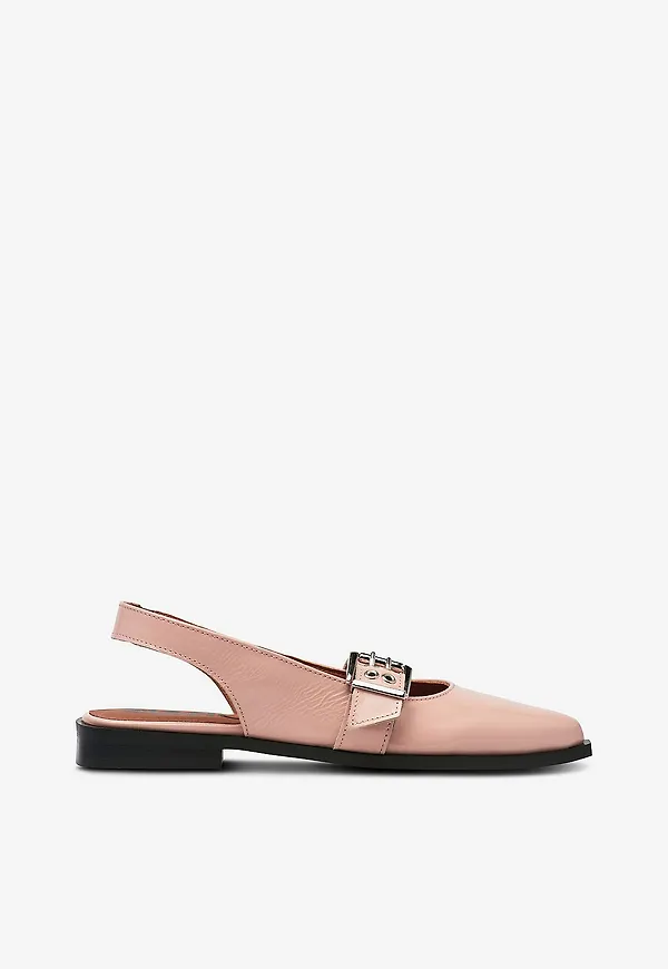 Bianco - Slingback biaVictoria Single Buckle - Rosa