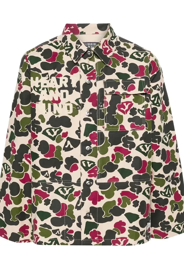 Billionaire Boys Club Duck Camo bomullsjacka - Grön
