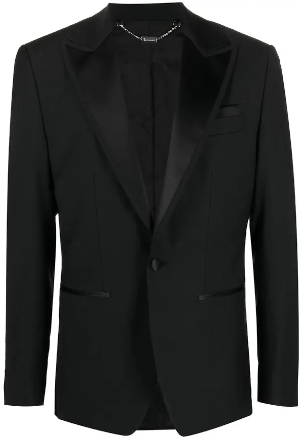 Billionaire Lord figursydd blazer - Svart