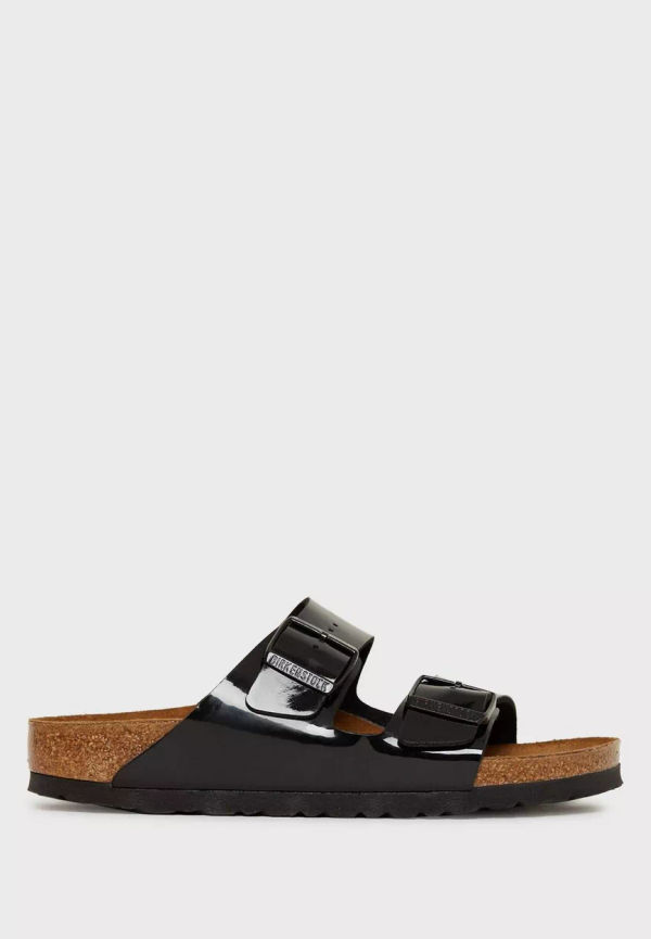 Birkenstock - Inneskor - Svart - Arizona Narrow Patent - Flats & Lågskor