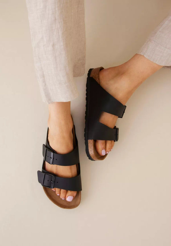 Birkenstock - Inneskor - Svart - Arizona Regular Fit - Flats & Lågskor