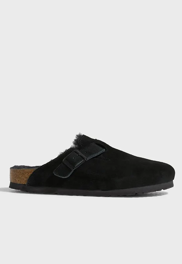 Birkenstock - Svart - Boston VL Shearling