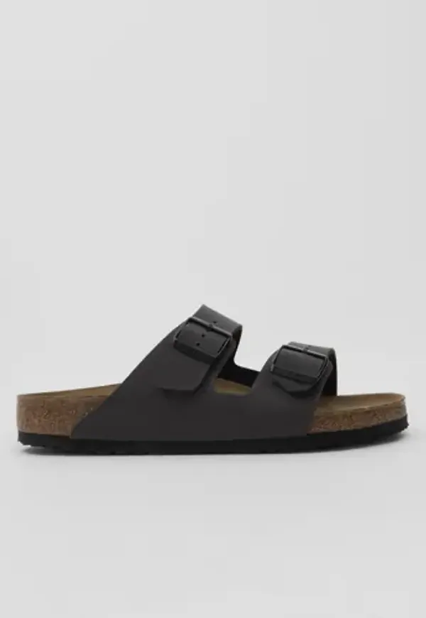 Birkenstock Arizona Bfbc Velvet Gray/BLACK Tofflor Grå