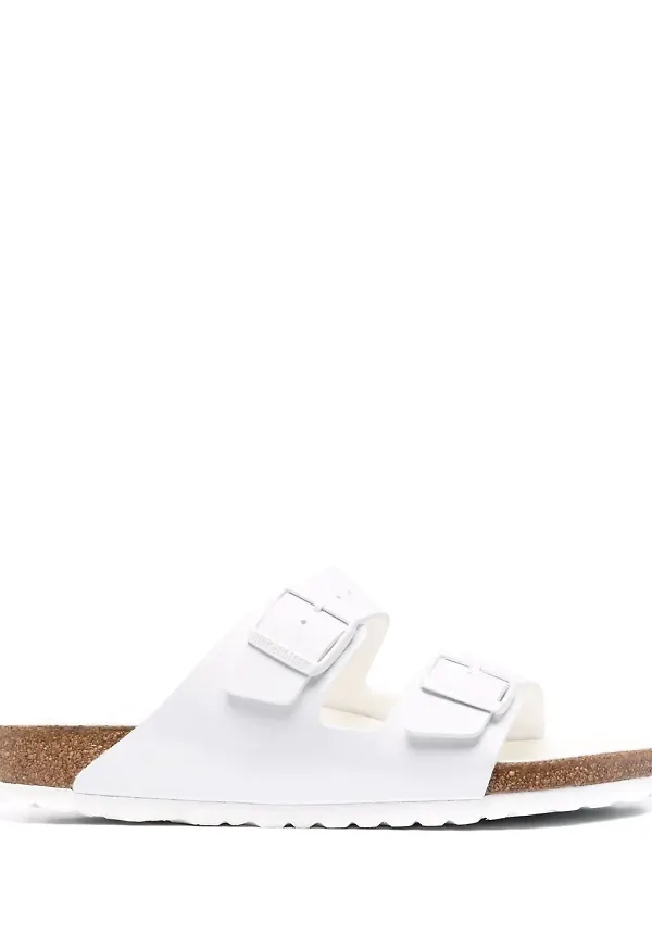 Birkenstock Arizona Birko-Flor sandaler - Vit