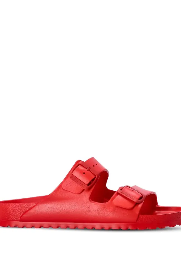 Birkenstock Arizona Eva platta tofflor - Röd
